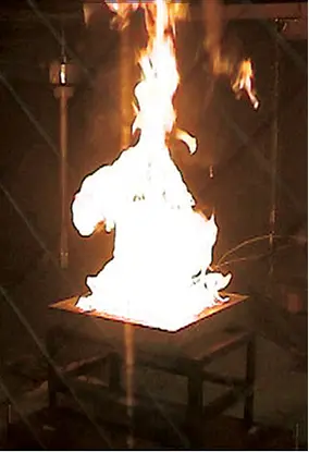 火が燃え上がる様子の写真