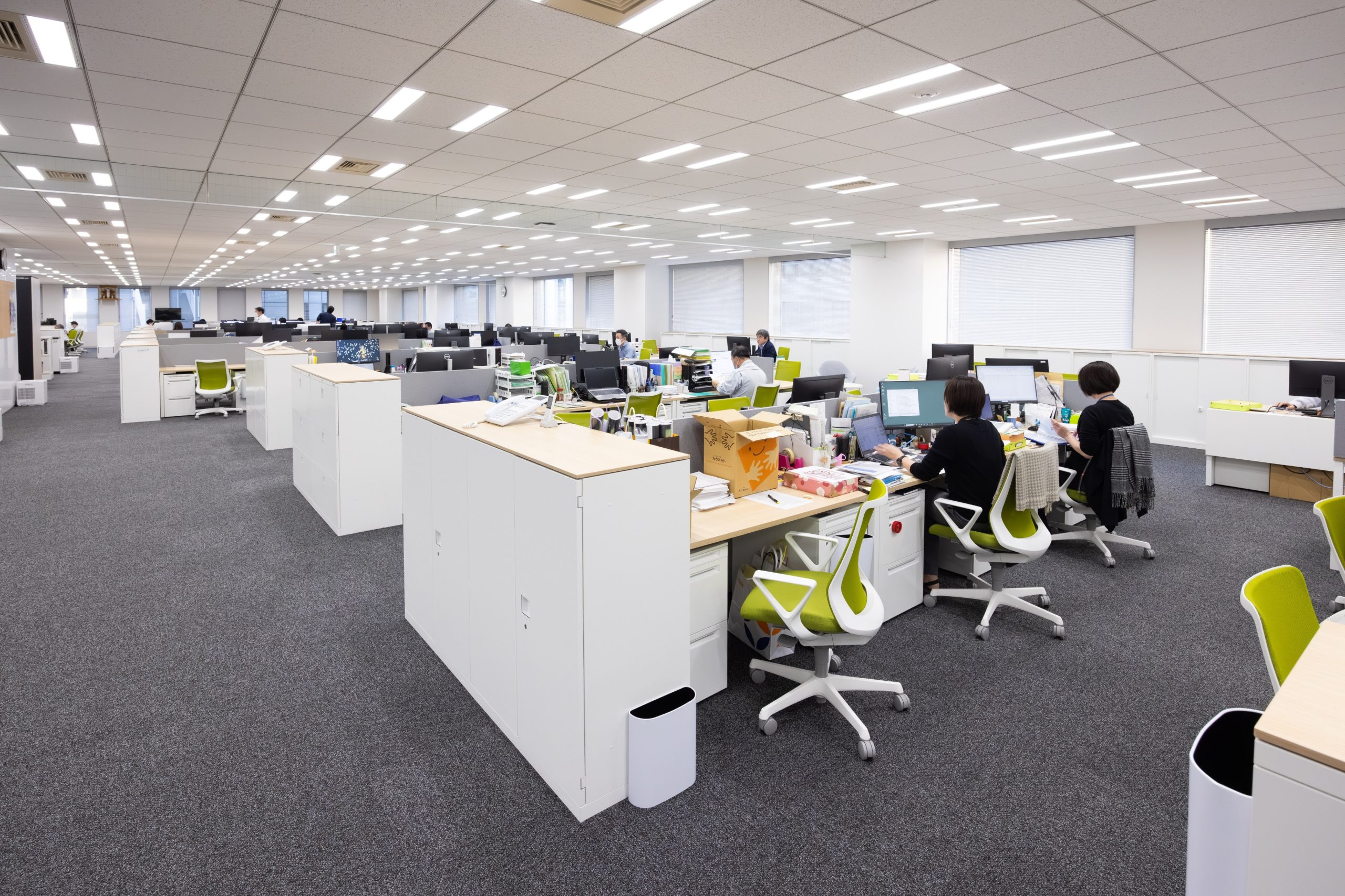 移転後の執務エリア